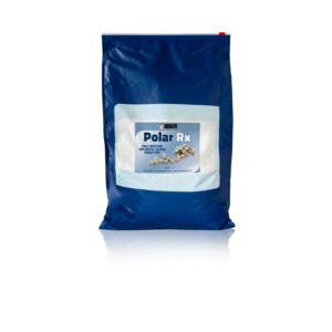 Bag of Polar RX for cold water sludge management in wastewater lagoons